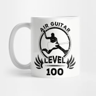 Level 100 Air Guitarist Funny Musician Gift Mug